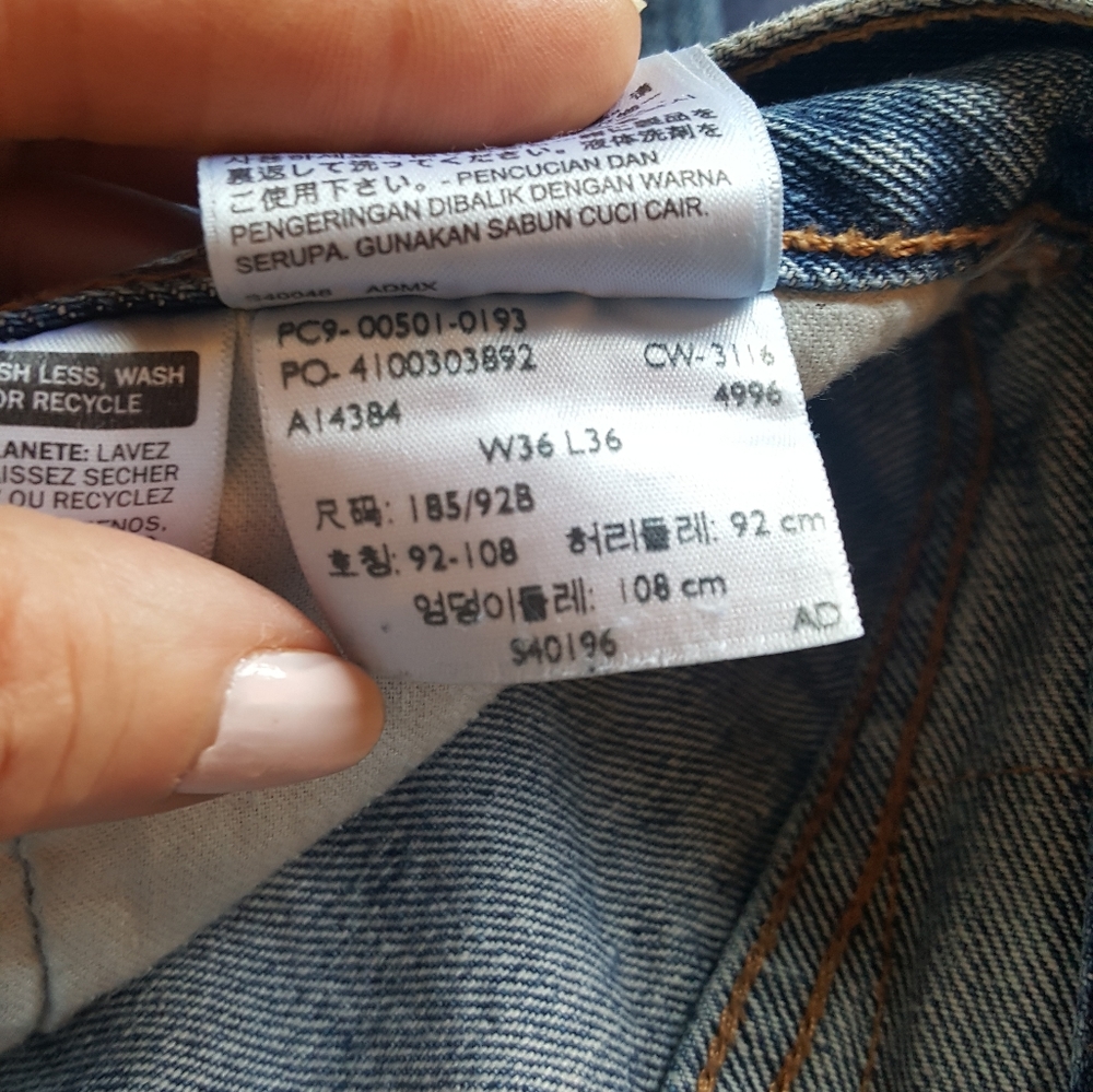 Men's 501 Button Up Jeans